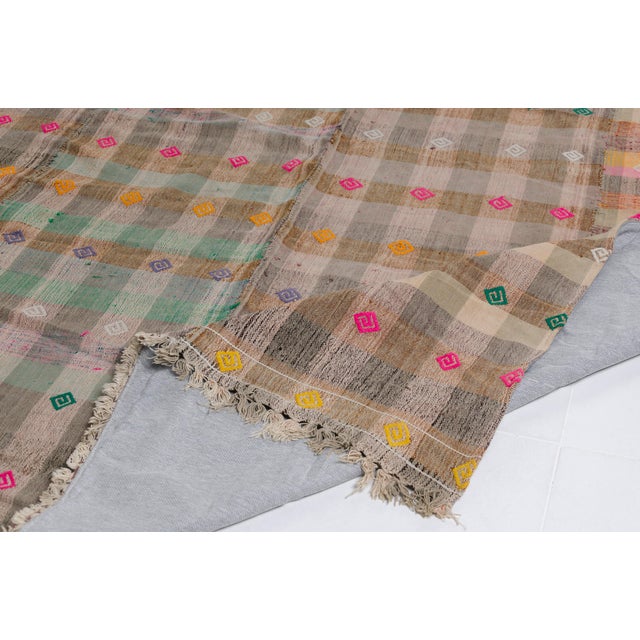 Turkish 1960s Colorful Anatolian Wool Carpet For Sale - Image 3 of 9