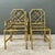 Vintage Italian Faux Bamboo Brass Dining Chairs - Set of 4 For Sale In West Palm - Image 6 of 18
