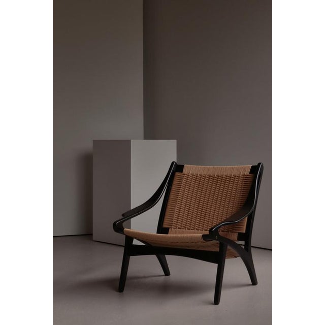 Very rare 1950s Illum Wikkelsø lounge chair no. 34, showcasing the designer’s sculptural approach to Danish modernism....