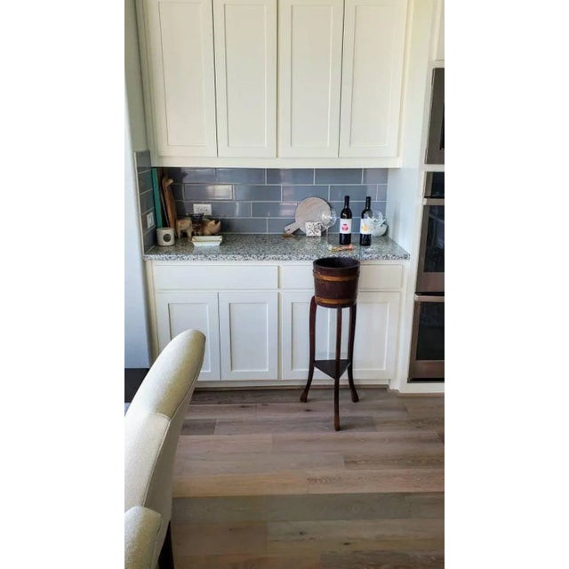 Wood Early 20th Century English Edwardian Ra Lister & Co. Oak Standing Barrel For Sale - Image 7 of 11