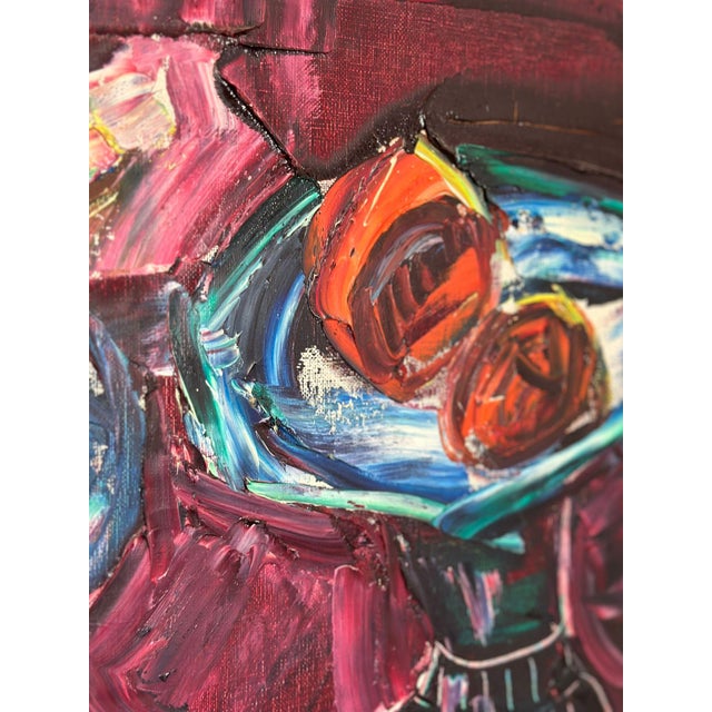 1960s Roy, Still Life, 1969, Oil on Canvas, Framed For Sale - Image 5 of 18