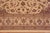Brown Nazmiyal Collection Floral Vintage Silk Persian Qum Medallion Rug For Sale - Image 8 of 8