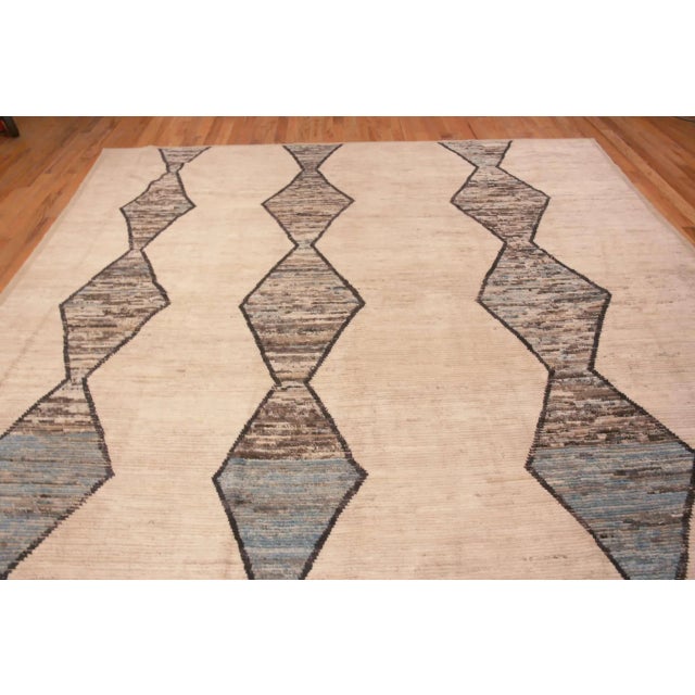 Abstract Large Contemporary Area Rug For Sale - Image 3 of 7
