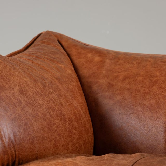1970s Brown Le Bambole Chair by Mario Bellini for B&B Italia, 1970 For Sale - Image 5 of 14