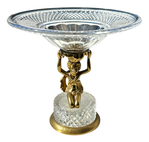 Bronze Ormolu Crystal Incense Burner from Baccarat, 1800s