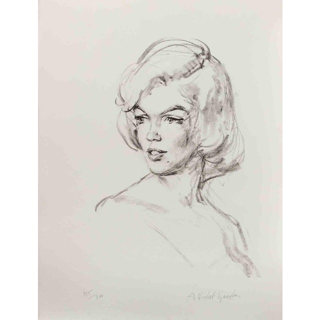 Modern Alejo Vidal-Quadras, Just Marilyn, Lithograph, Mid-20th Century For Sale - Image 3 of 3