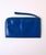Animal Skin Chanel Handbag Clutch Leather With Wrist Strap, Cobalt Blue, Circa 2010s For Sale - Image 7 of 15