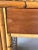 Mid-20th Century Refinished Split Rattan Chevron Two Drawer Floating Vanity or Desk For Sale In Naples, FL - Image 6 of 12