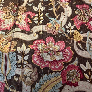 Charles Faudree Print Fabric Remnant For Sale