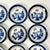 1940s Vintage Japanese Chinoiserie Hollywood Regency Blue Willow Small Plates - Set of 12 For Sale - Image 12 of 13