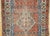 Textile Antique Malayer Runner Rug, Hand-Knotted Wool, Geometric Pattern, 3x16, Terracotta & Ivory For Sale - Image 7 of 18