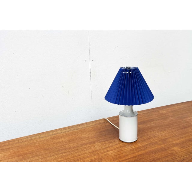 Blue Mid-Century Modern Danish Model Blakant Lille Table Lamp from Royal Copenhagen, 1970s For Sale - Image 8 of 18