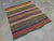 African 1920s Antique Hand Woven Persian Kilim Rug 3'8"x 3'4" For Sale - Image 3 of 13