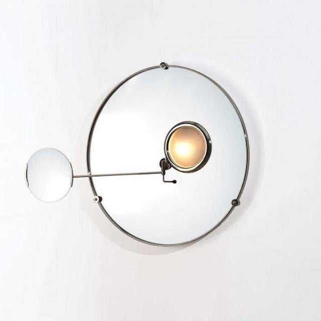 1980s Iconic Eileen Grey Satellite Mirror For Sale - Image 5 of 5