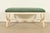 A gorgeous Neoclassical or Regency style window bench or end of bed bench In the manner of Baker Furniture USA, Circa...