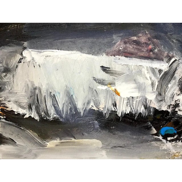 Peter Rossiter Scratch and Splash. Contemporary Abstract Expressionist Landscape Painting 2020 For Sale - Image 4 of 5