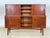 Vintage Danish Teak Highboard Cabinet For Sale - Image 6 of 12