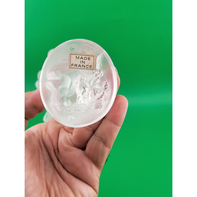 1950s Rare LALIQUE Crystal "Le Faune" Figurine Dancing Nude Lovers Pan (Faun) & Diana For Sale In Houston - Image 6 of 18