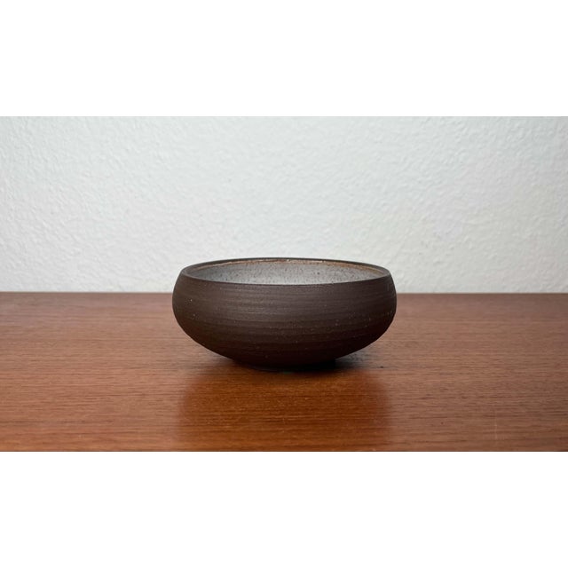 Mid-Century Modern Danish Studio Pottery Bowl by Henrik Ditlev Larsen, 1960s For Sale - Image 14 of 14