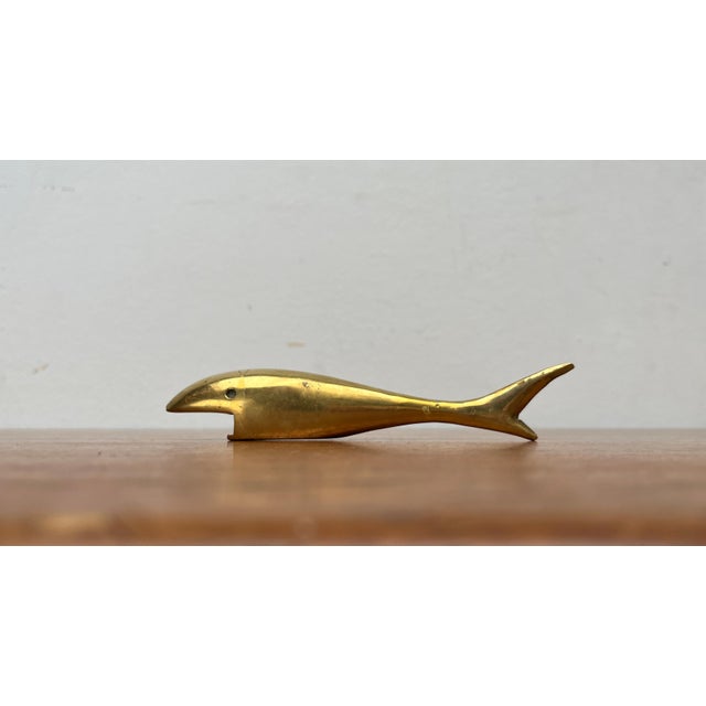 Mid-Century Fish Bottle Opener in Brass, 1960s For Sale - Image 14 of 14