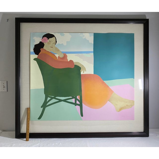 1984 Pegge Hopper Signed "Lanikai Afternoon" Serigraph Chairish