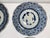 Antique Blue and White Plates - Collection of 12 - 7" X 7" Round - Scalloped Edge - End Edo or Beginning Meiji For Sale - Image 6 of 18