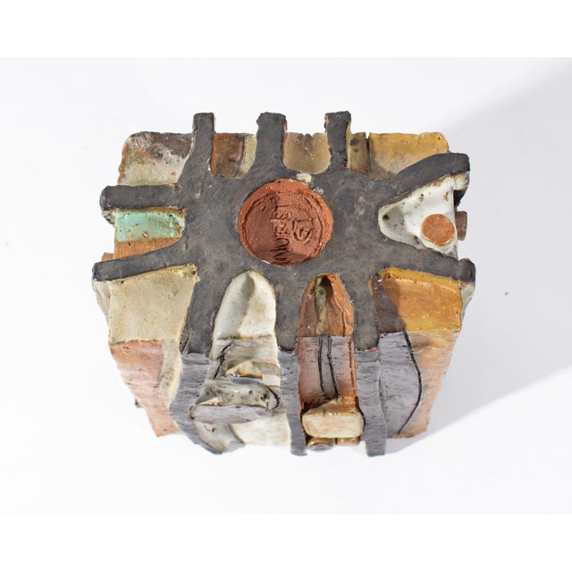 1967 Studio Pottery Vase by Mary Ann Wurst For Sale In Indianapolis - Image 6 of 7