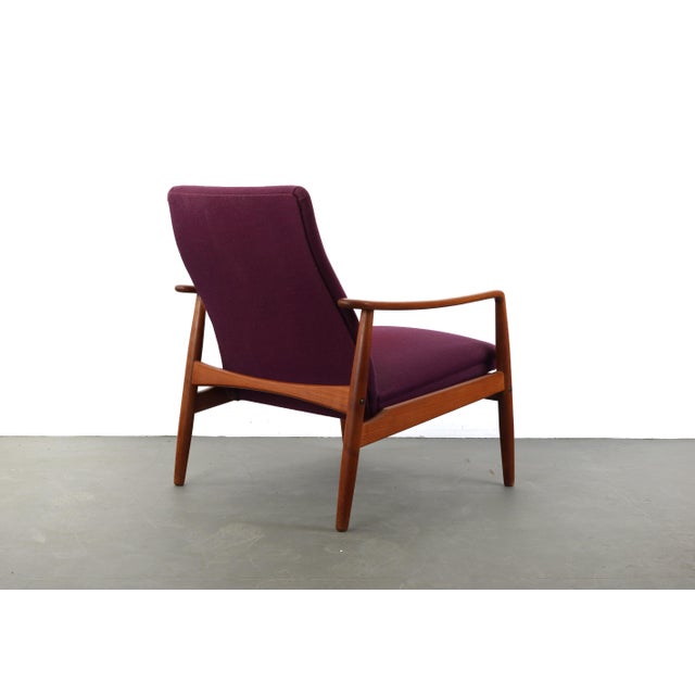 1950s Danish Modern Her Lounge Chairs w/ an Ottoman by Soren J. Ladefoged, ca. late 1950s, Denmark For Sale - Image 5 of 10