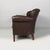 Italian Art Deco Brown Leather 2-Seater Sofa from Saracchi, 1930s For Sale - Image 3 of 18