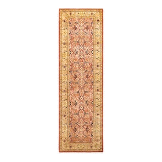 Mogul, One-of-a-Kind Hand-Knotted Runner Rug - Orange, 2' 6" x 8' 5" For Sale