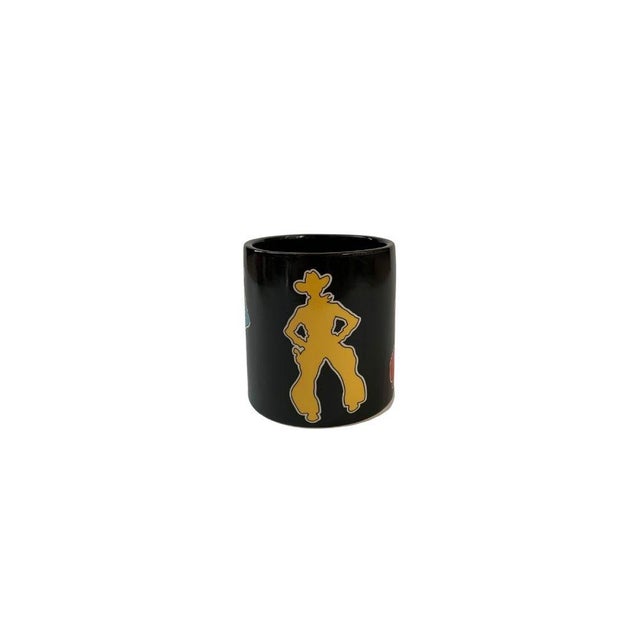 Vintage Western Cowboy Rodeo Coffee Mugs- Set of 4 For Sale - Image 4 of 6