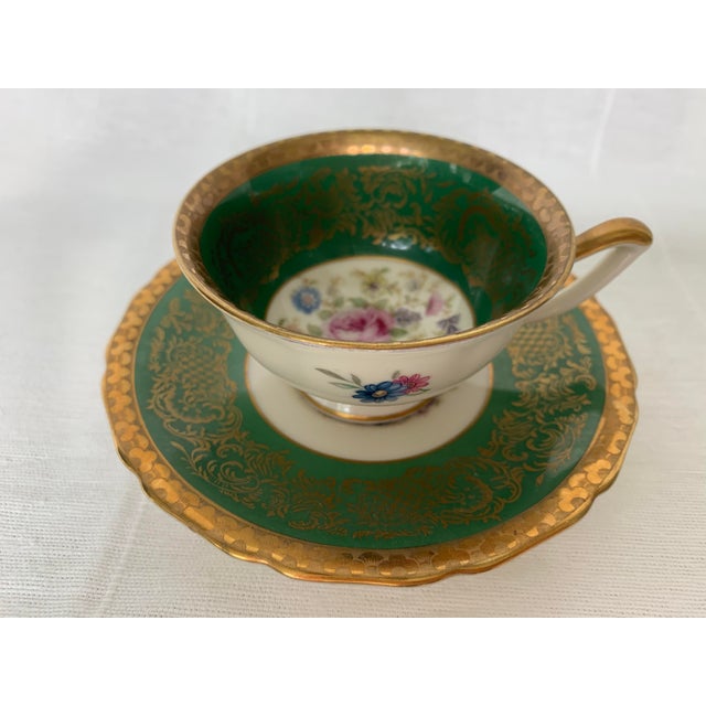 Early 20th Century Thomas Bavaria Tea Cups and Saucers - Set of 4 | Chairish Early 20th Century Thomas Bavaria Tea Cups and Saucers - Set of 4 | Chairish