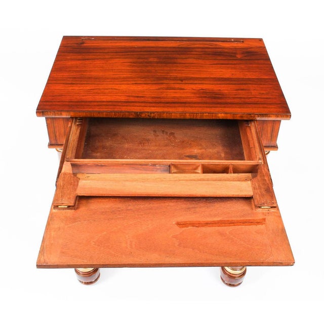 English Empire Console or Writing Table, 19th Century For Sale - Image 11 of 18