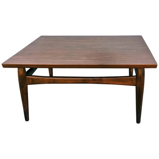 Square Mid-Century Modern Coffee Table | Chairish