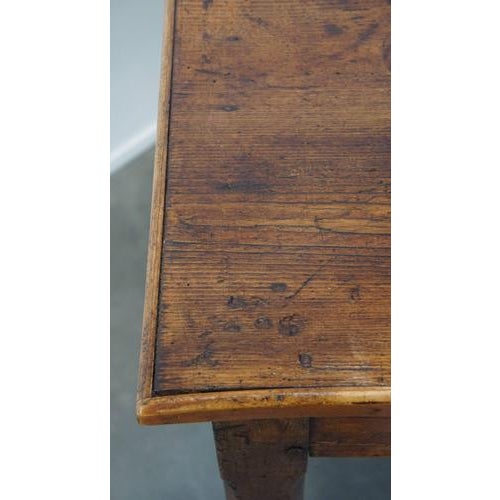 Large Antique Dining Table with Drawer and Original Details For Sale - Image 11 of 15