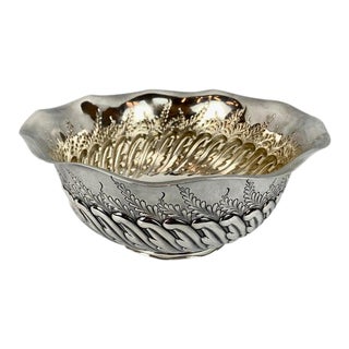 Bailey, Banks & Biddle Sterling Silver Repoussé Bowl-9.5" For Sale