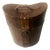 Vintage Minature Mens Leather Hatbox For Sale