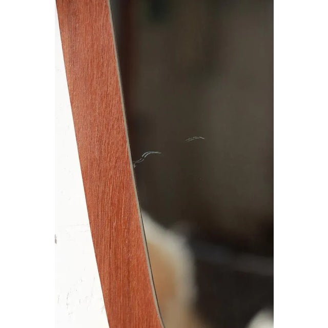 Mid-Century Modern Scandinavian Teak Mirror, 1960s For Sale - Image 3 of 10
