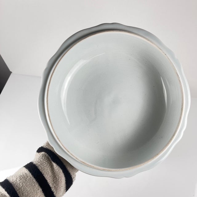 Round Rouen Sainfoin Model Soup Tureen from Gien, 1990 For Sale - Image 16 of 17