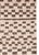 Modern Moroccan Style Checkered Wool Rug in Ivory & Brown by Doris Leslie Blau For Sale - Image 4 of 7