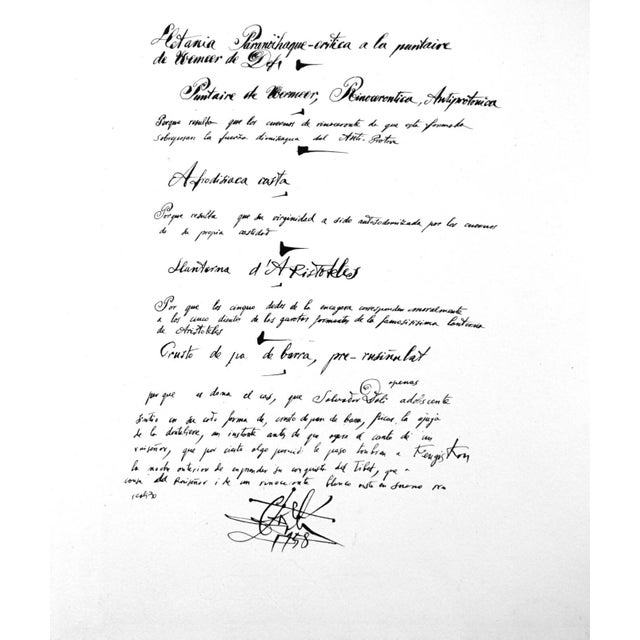 Surrealism 1950s Dali La Dentelliere For Sale - Image 3 of 4