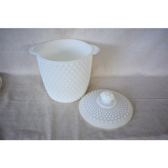 Vintage Milk Glass Ice Bucket Chairish