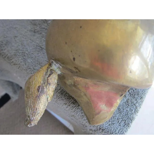 1980s Vintage Sarreid Brass Deer Sculpture Figurine For Sale - Image 5 of 12