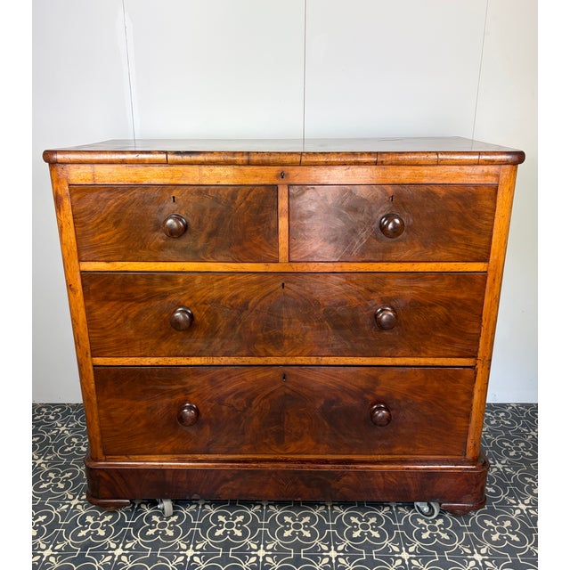 Wood Vintage Mahogany Campaign Drawer Cabinet by Walter Carter for Harrods LTD., 1920s For Sale - Image 7 of 18