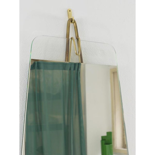 Vienna Brass Wall Mirror by Carl Auböck, Austria, 1950s For Sale - Image 9 of 18