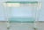 Offering One Of Our Recent Palm Beach Estate Fine Furniture Acquisitions Of A Vintage 1970s Thick Lucite & Glass Rolling...