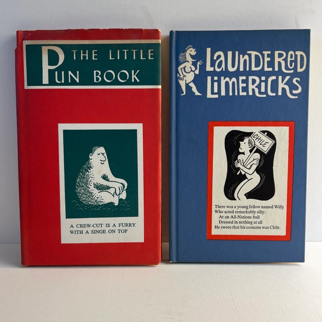 1960 Puns and Limericks Peter Pauper Books Set of 2 For Sale - Image 13 of 13