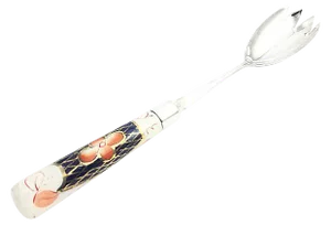 Antique Imari Pattern Serving Fork