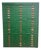 Vintage Library Bureau Green 54-Drawer Card Catalog Cabinet For Sale