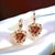 Natural Tourmaline Ruby Diamond Dangle Earrings 14k WG 10.53 TCW Certified For Sale - Image 14 of 18